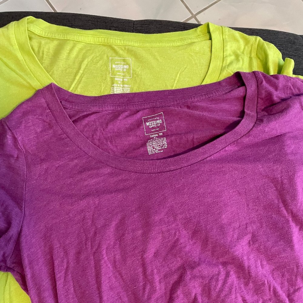 Mossimo Crew Neck Tee Set: Size Large